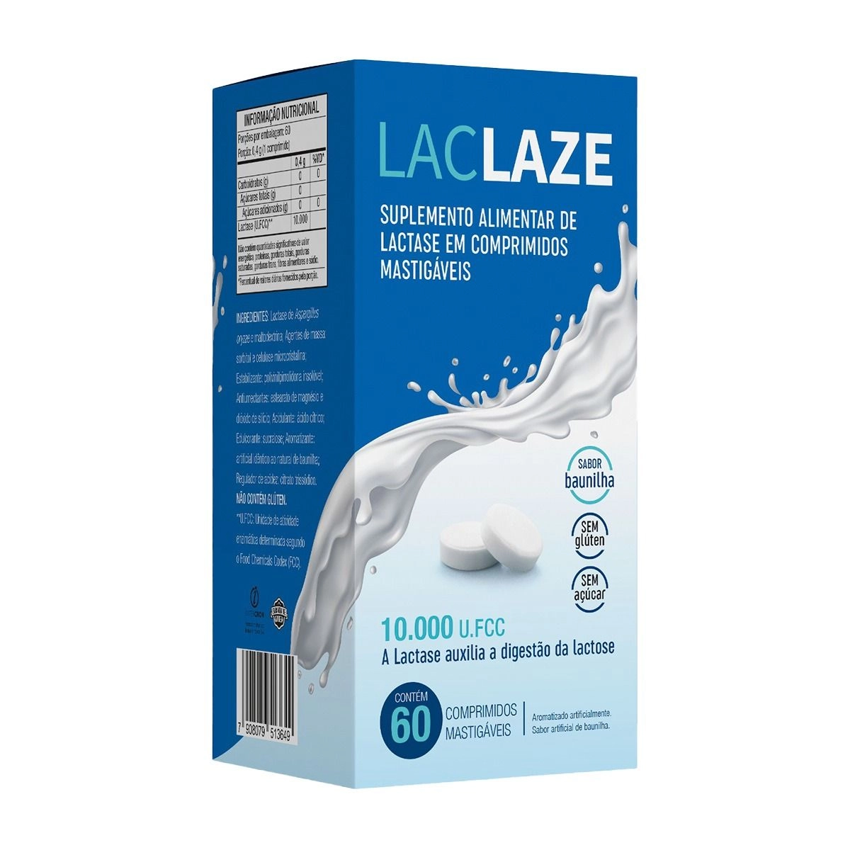 Laclaze 10.000 FCC Com 60 Comprimidos