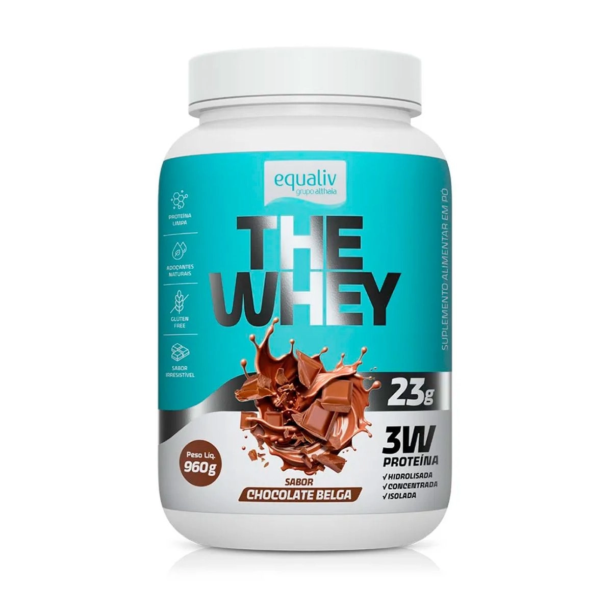 Equaliv The Whey Chocolate Belga 960g