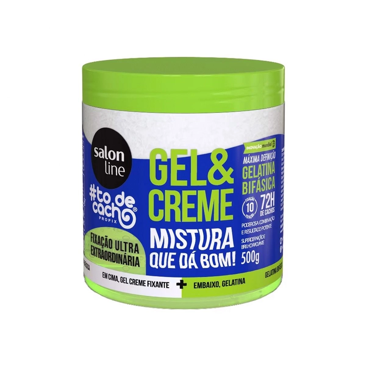 Gel e Creme #todecacho Fixação Ultra Extraordinária 500g Salon