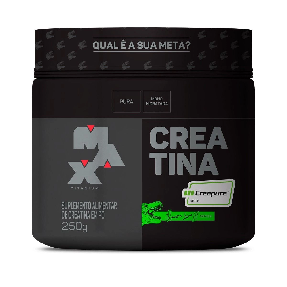 Creatina Creapure Linha Dino 250g Max Titanium