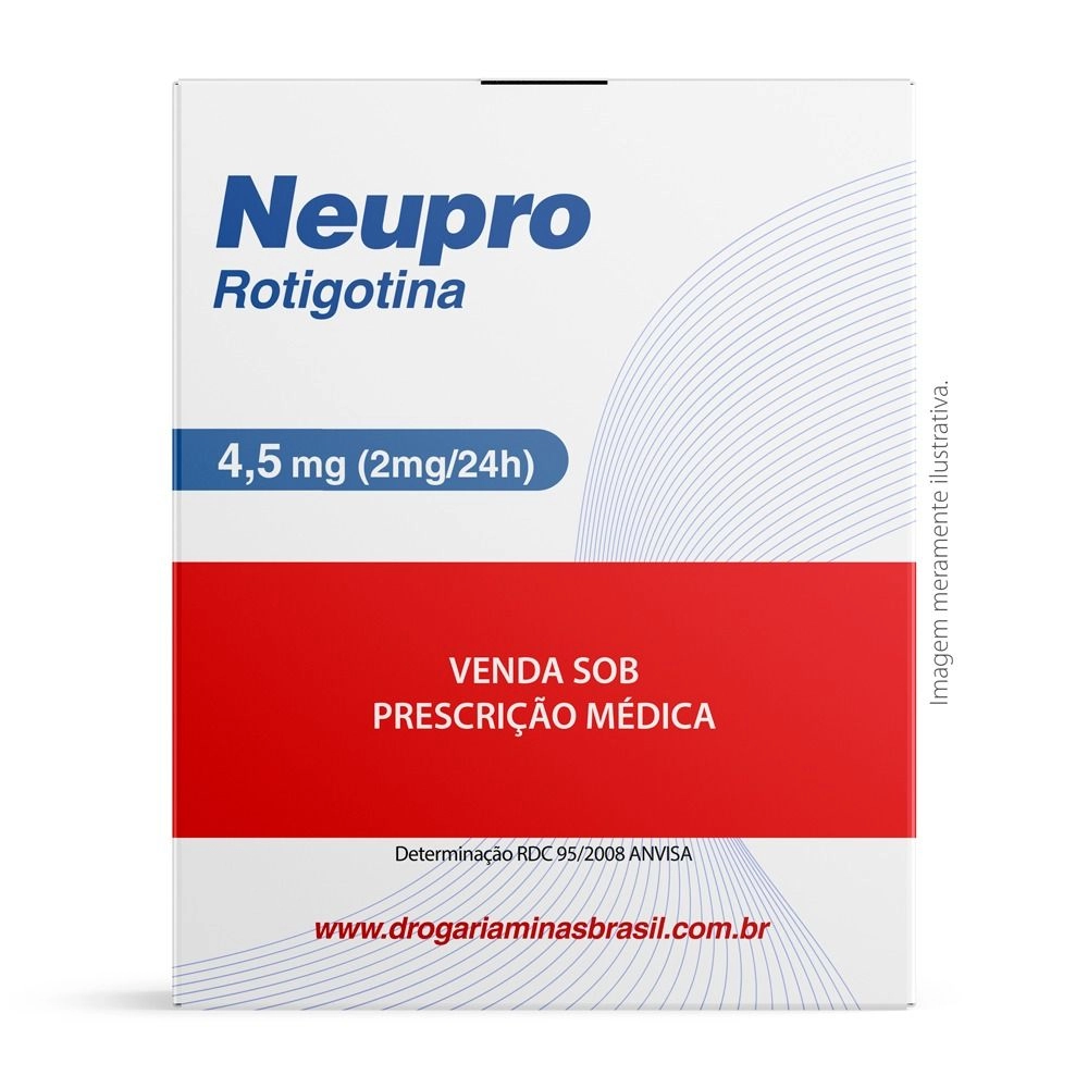 Neupro Rotigotina 2mg/24h Com 7 Adesivos Transdérmicos