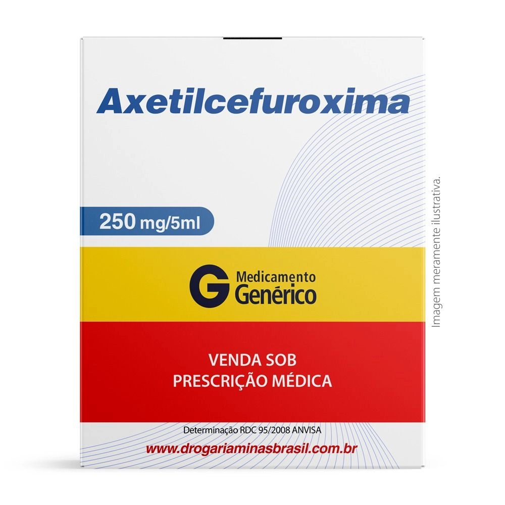 Axetilcefuroxima 250mg/5ml Suspensão Oral 50ml Genérico Ranbaxy