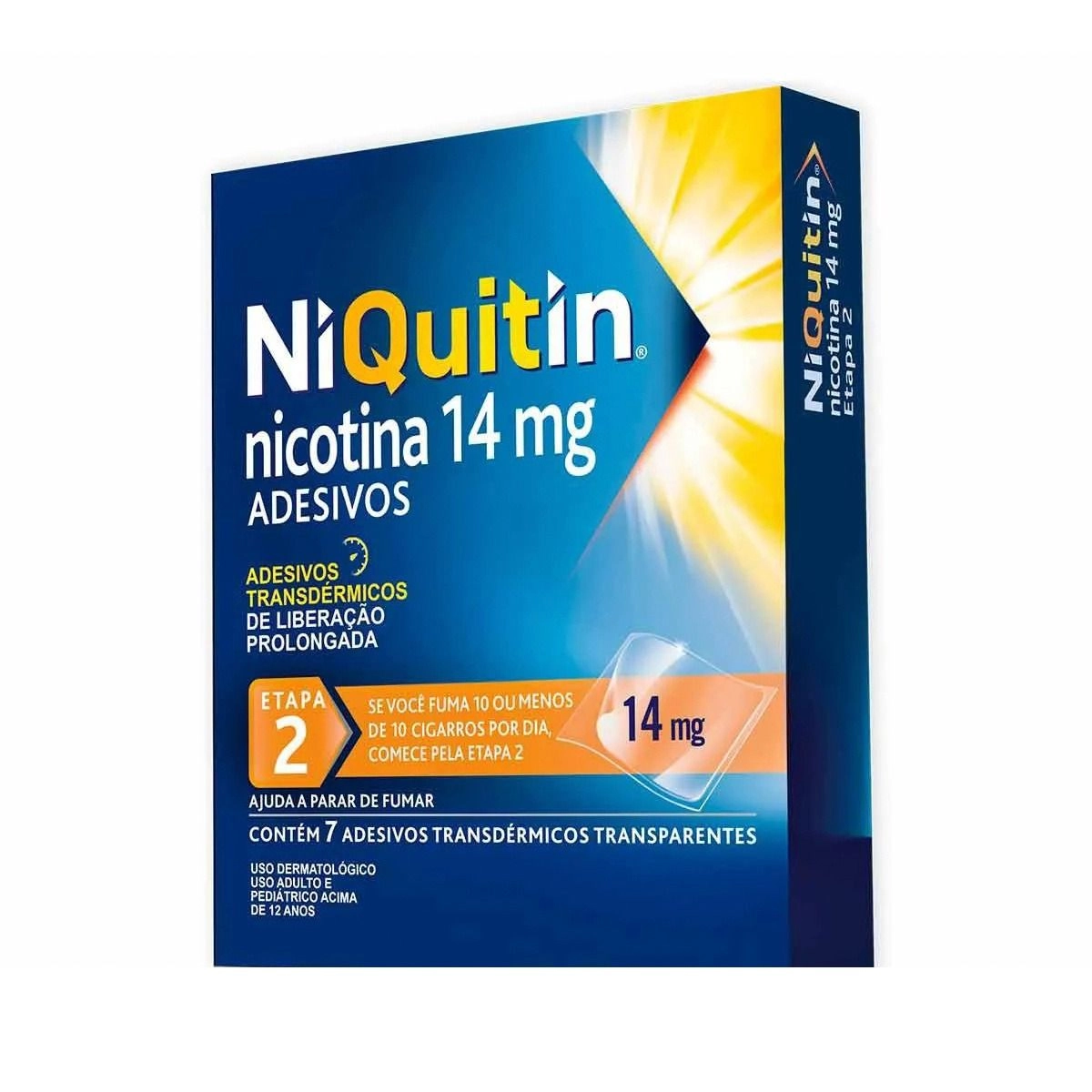 Niquitin 14mg Adesivos Para Parar De Fumar 7 Unidades