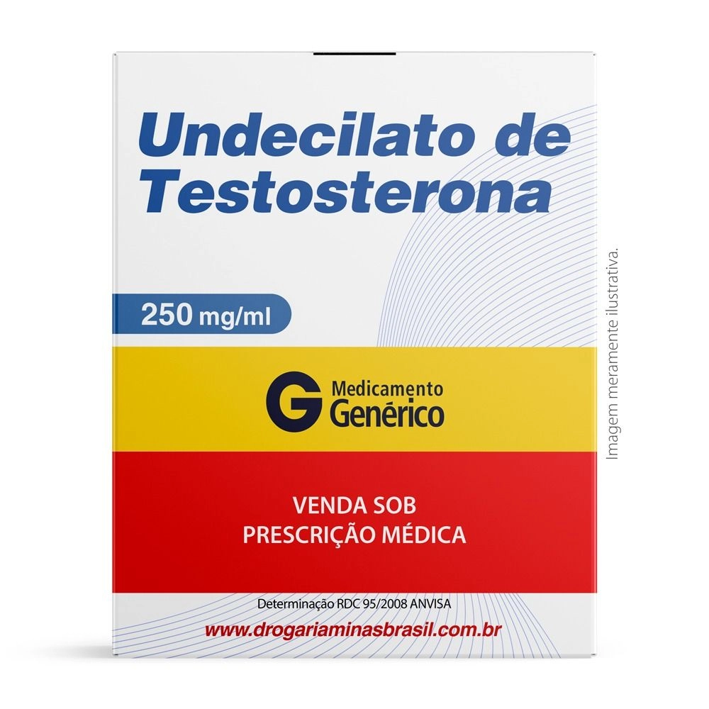 Undecilato De Testosterona 250mg/ml 1 Ampola 4ml Genérico Eurofarma