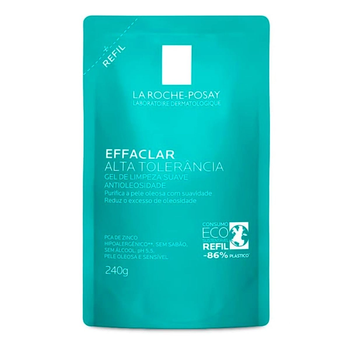 Effaclar Alta Tolerância Gel Consumo Eco Sustentável 240g Refil La Roche - Posey