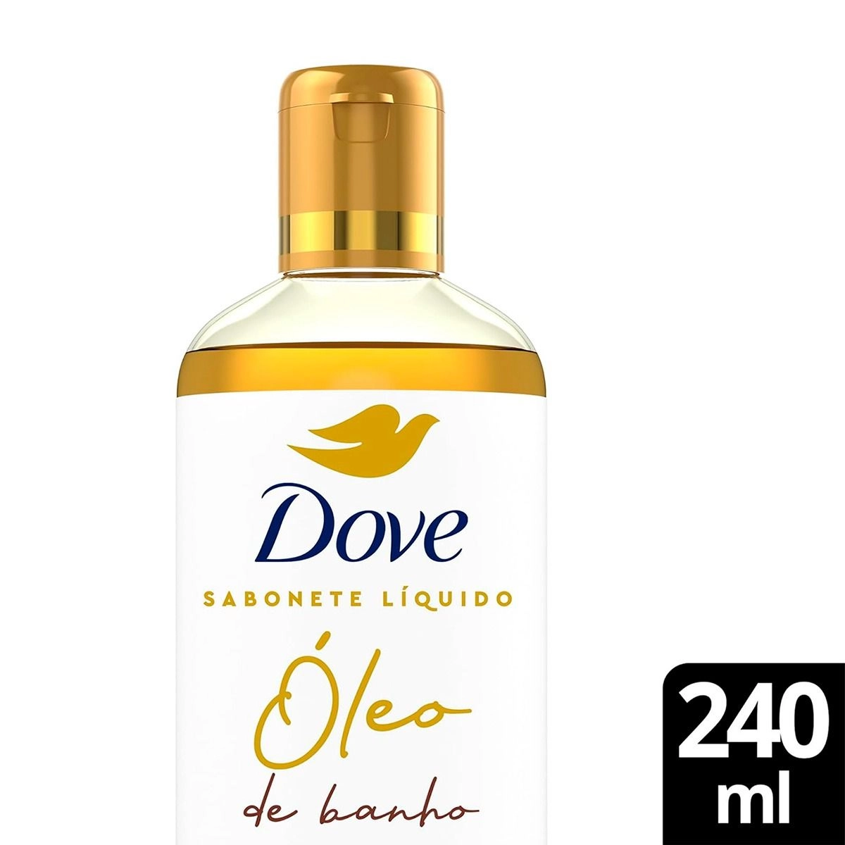 Sabonete Líquido Oleo De Banho Glicerinado Dove 240Ml