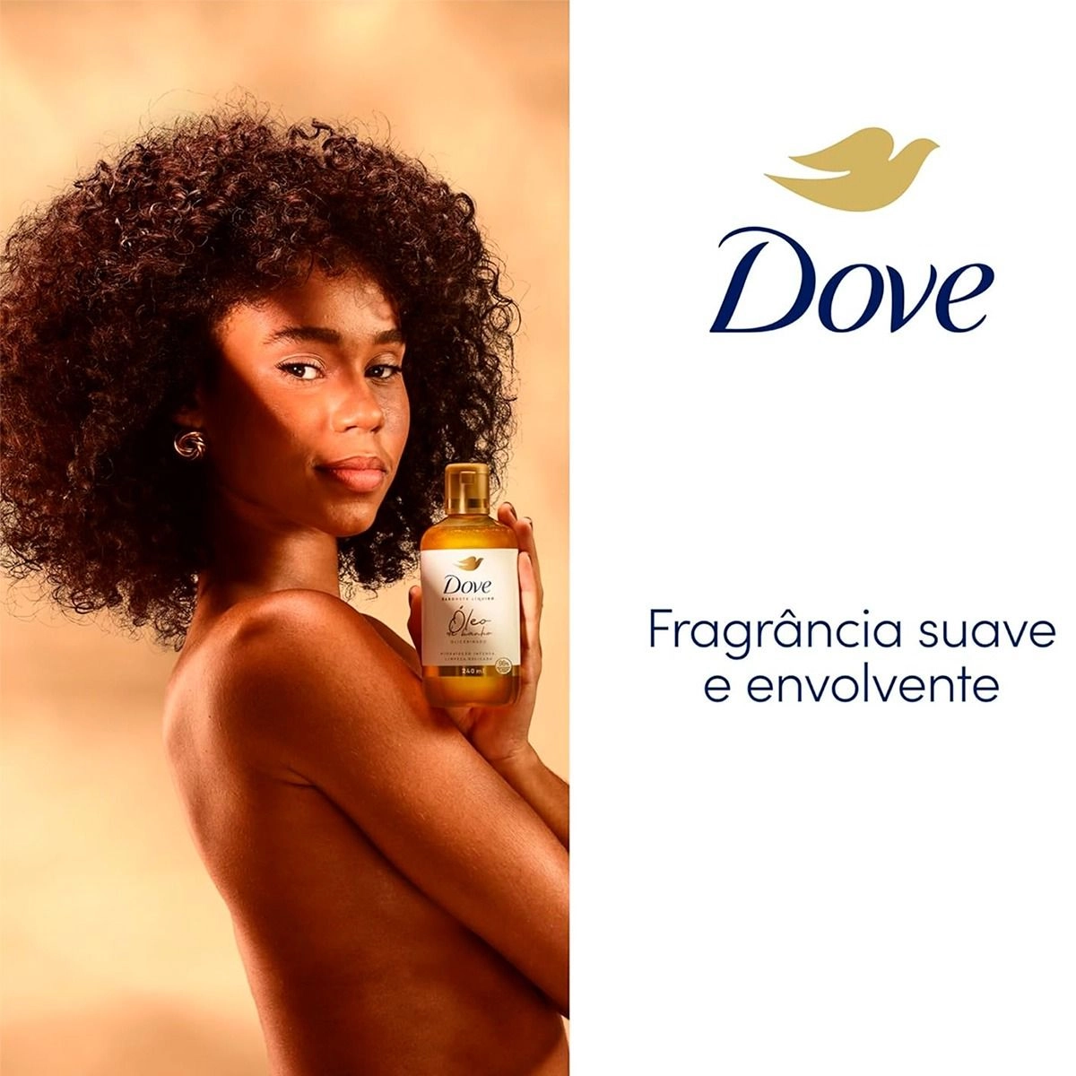 Sabonete Líquido Oleo De Banho Glicerinado Dove 240Ml