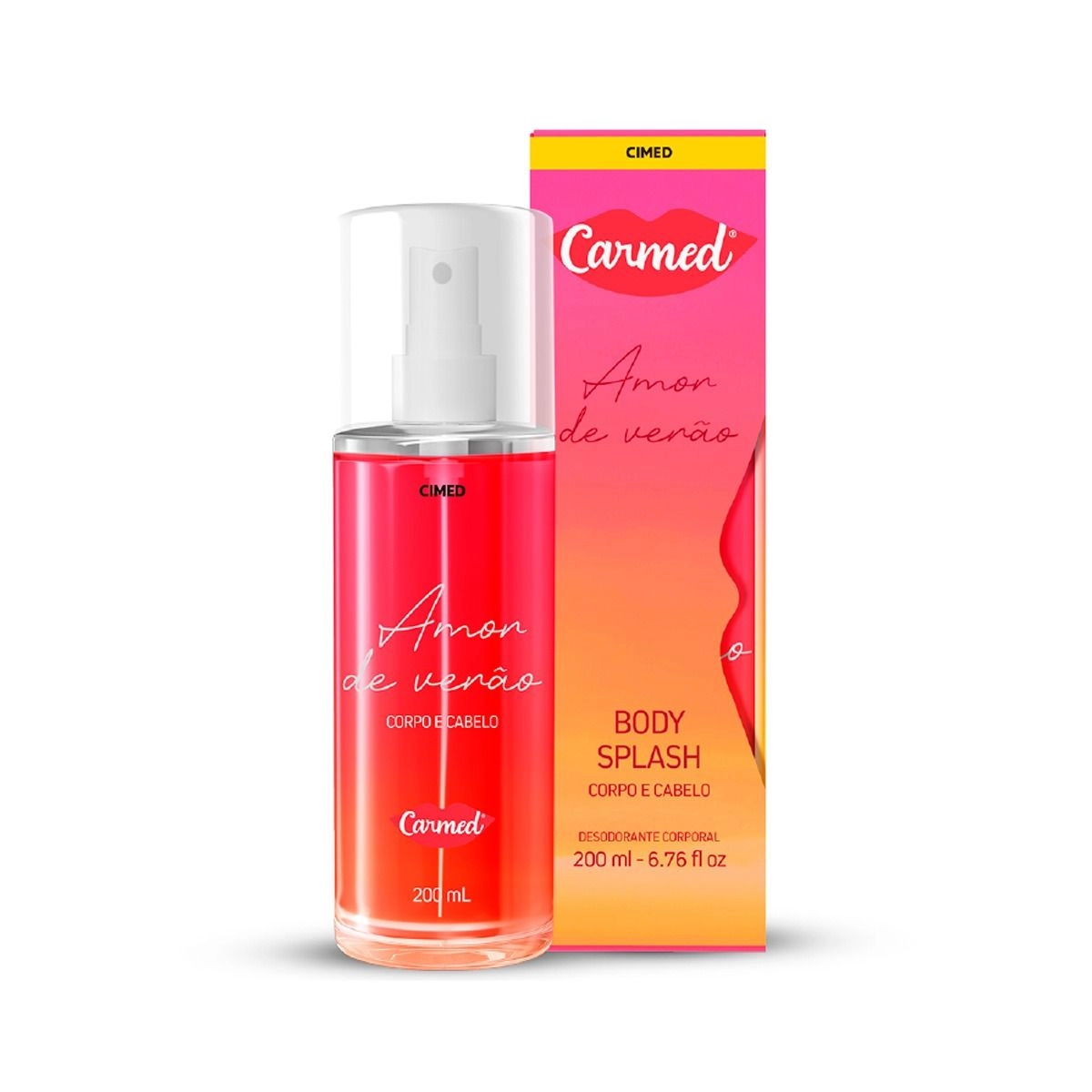 Body Splash Carmed 200ml Amor De Verão