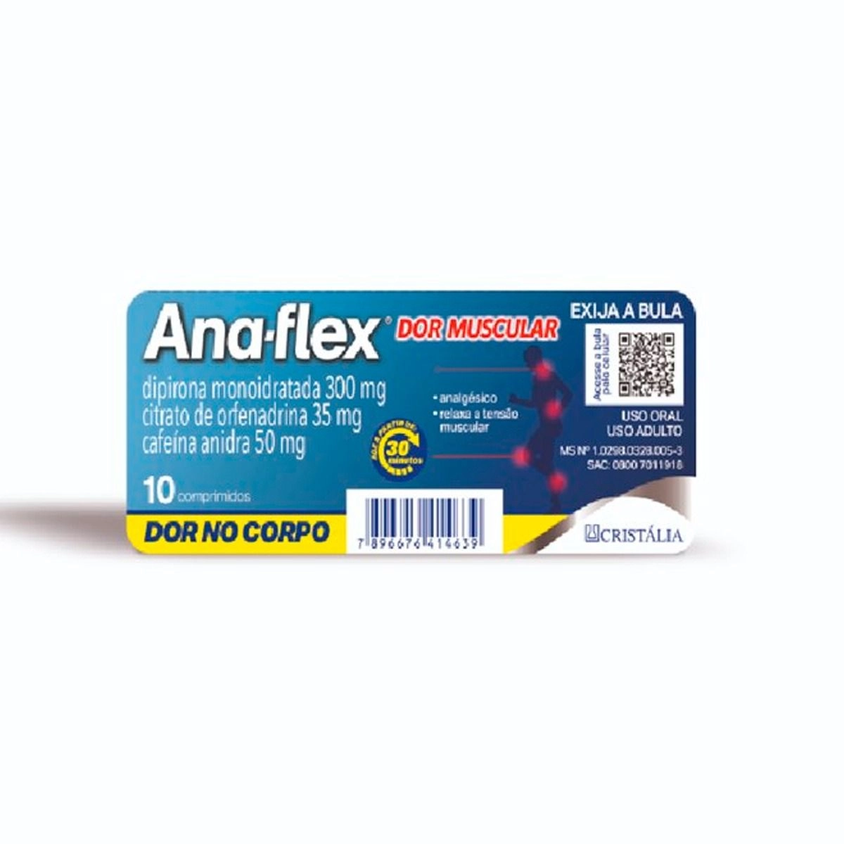 Ana-Flex 10 Comprimidos Cristália