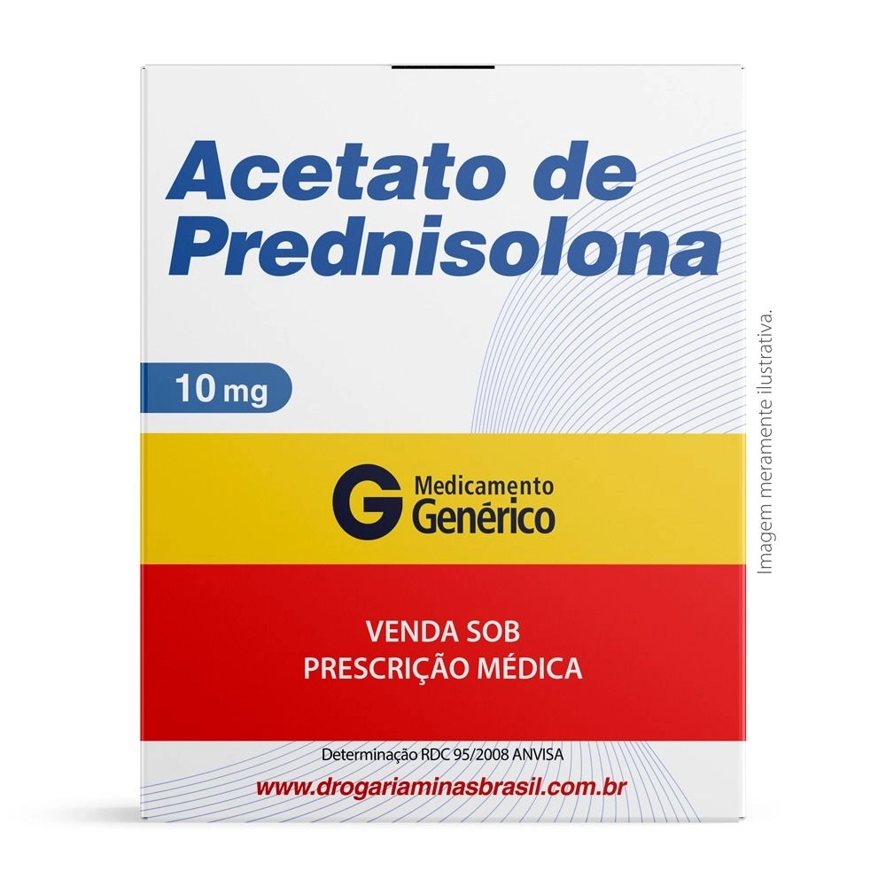 Acetato De Prednisolona 10mg/ml Suspensão Oftálmica 5ml Genérico Geolab