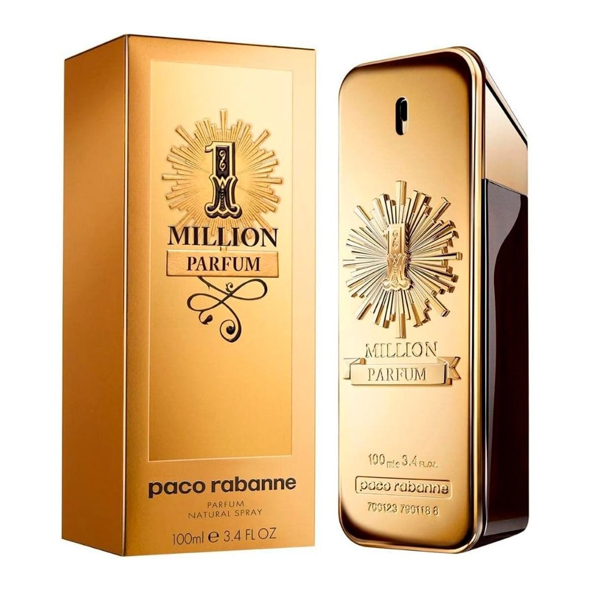 【新品】Paco Rabanne 1 Million Parfum 200ml Perfume 1 Million Parfum Rabanne Masculino Eau De Parfum 200ml