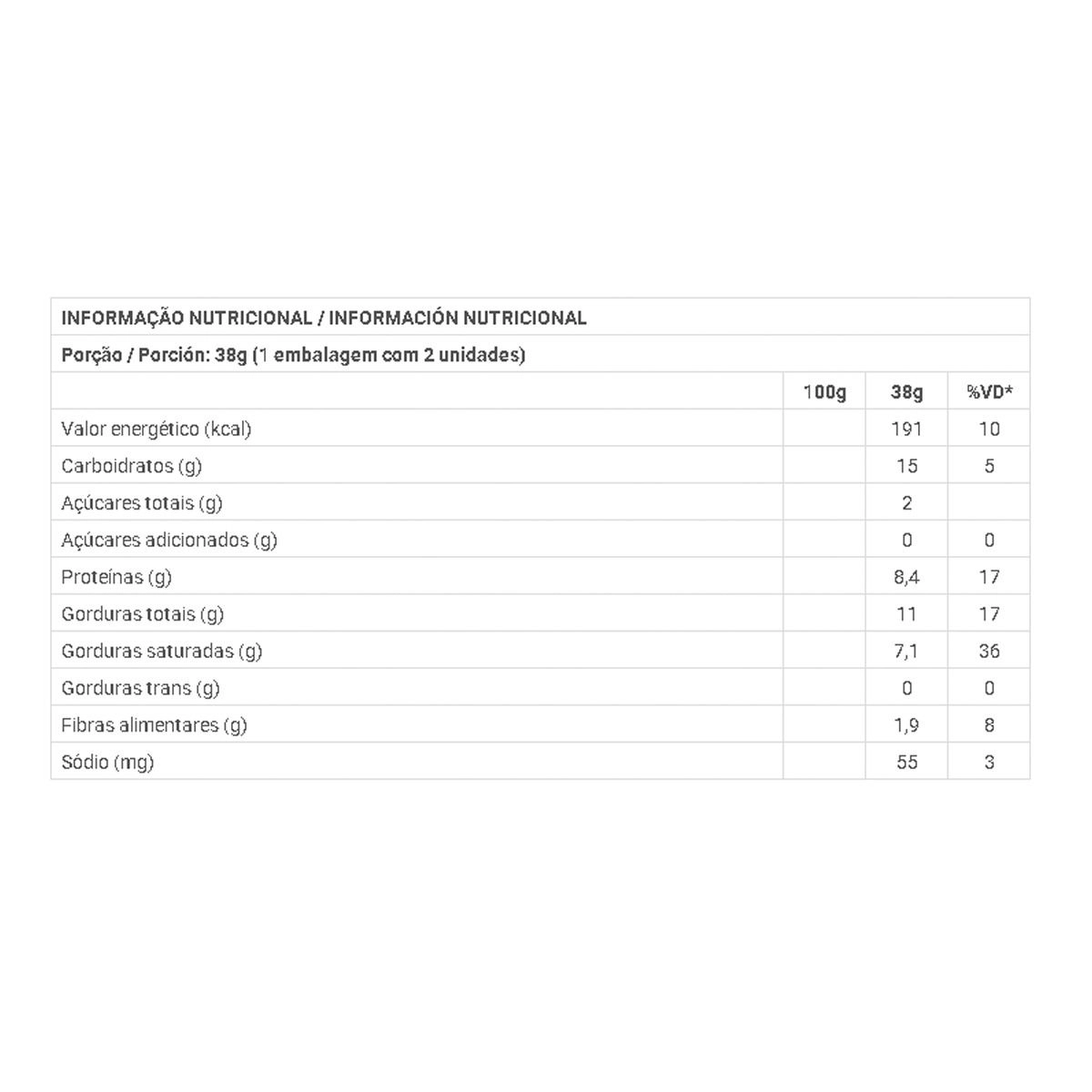 Barra De Proteína Tube Protein 38g Paçoca Nutry