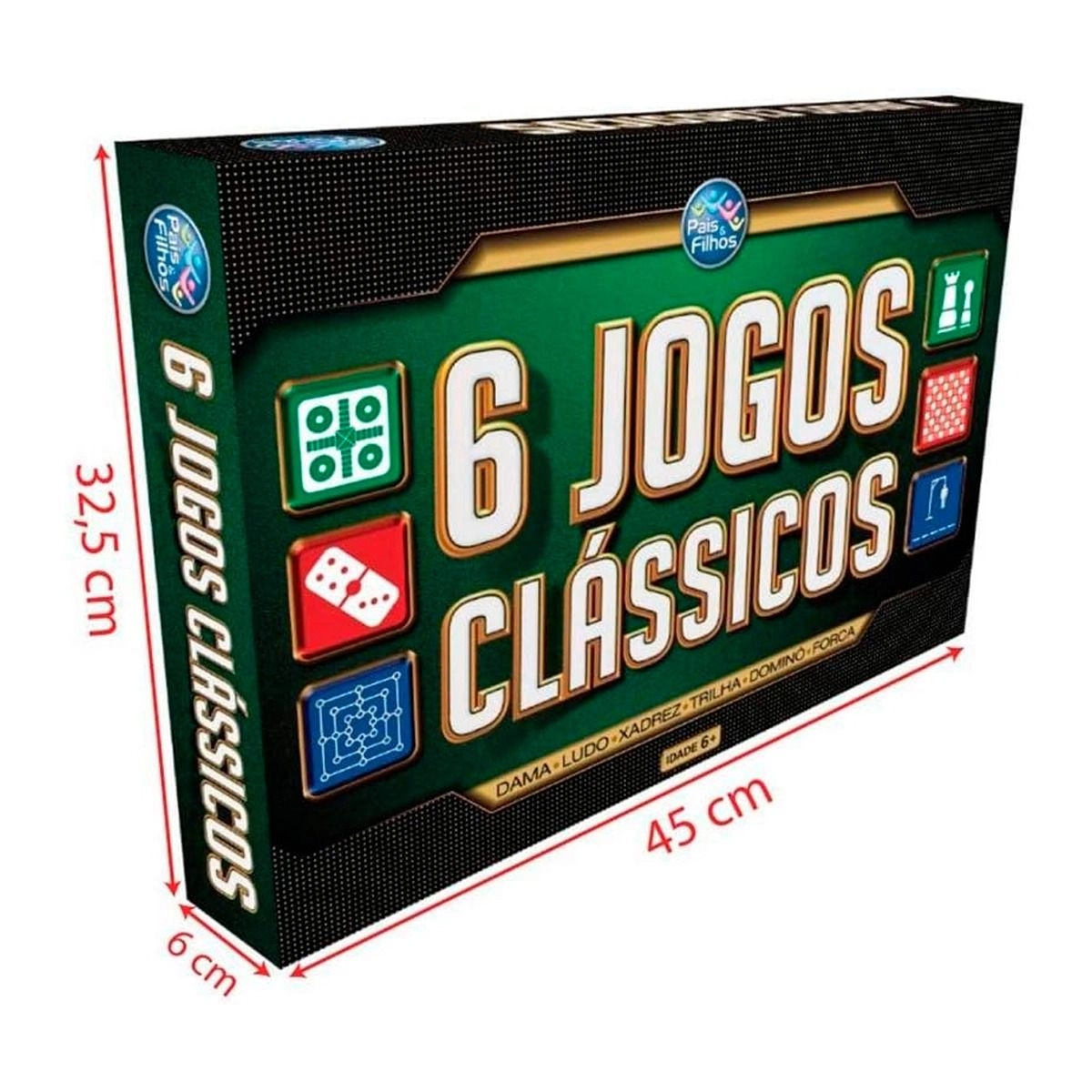 Seis Jogos Clássicos Ref-2759 Pais E Filhos