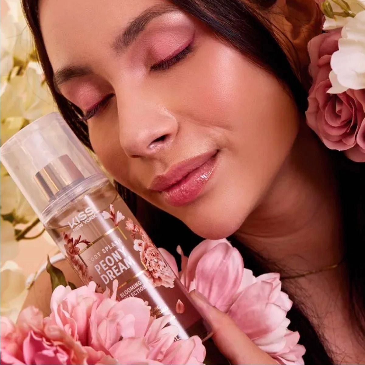 Body Splash Peony Dream Blooming Collection Champagne Peônia E Sândalo 200ml Kiss New York