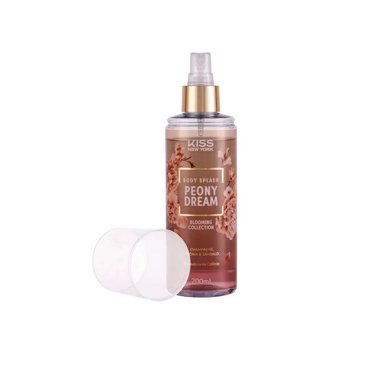Body Splash Peony Dream Blooming Collection Champagne Peônia E Sândalo 200ml Kiss New York