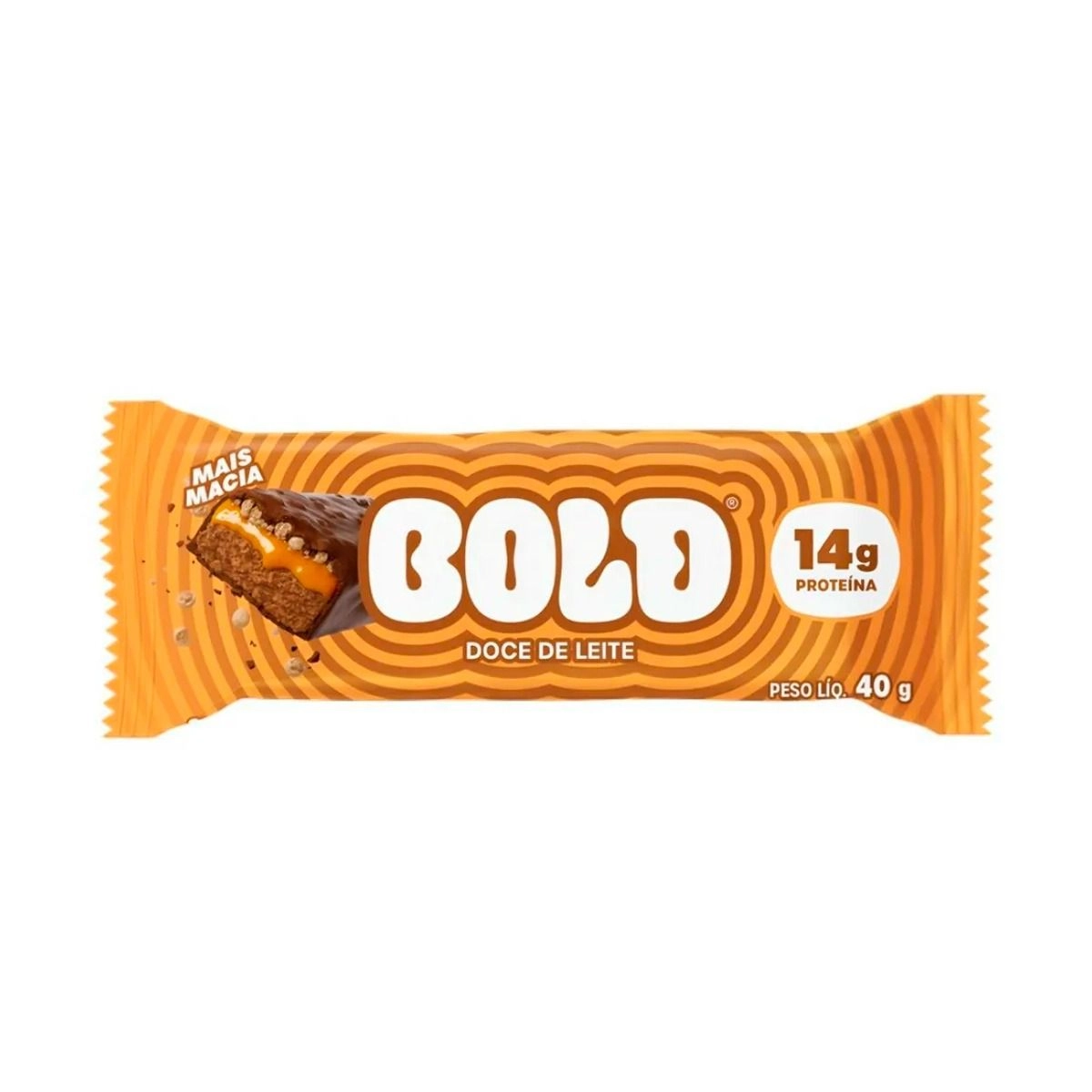 Barra De Proteína Bold Doce De Leite 40g