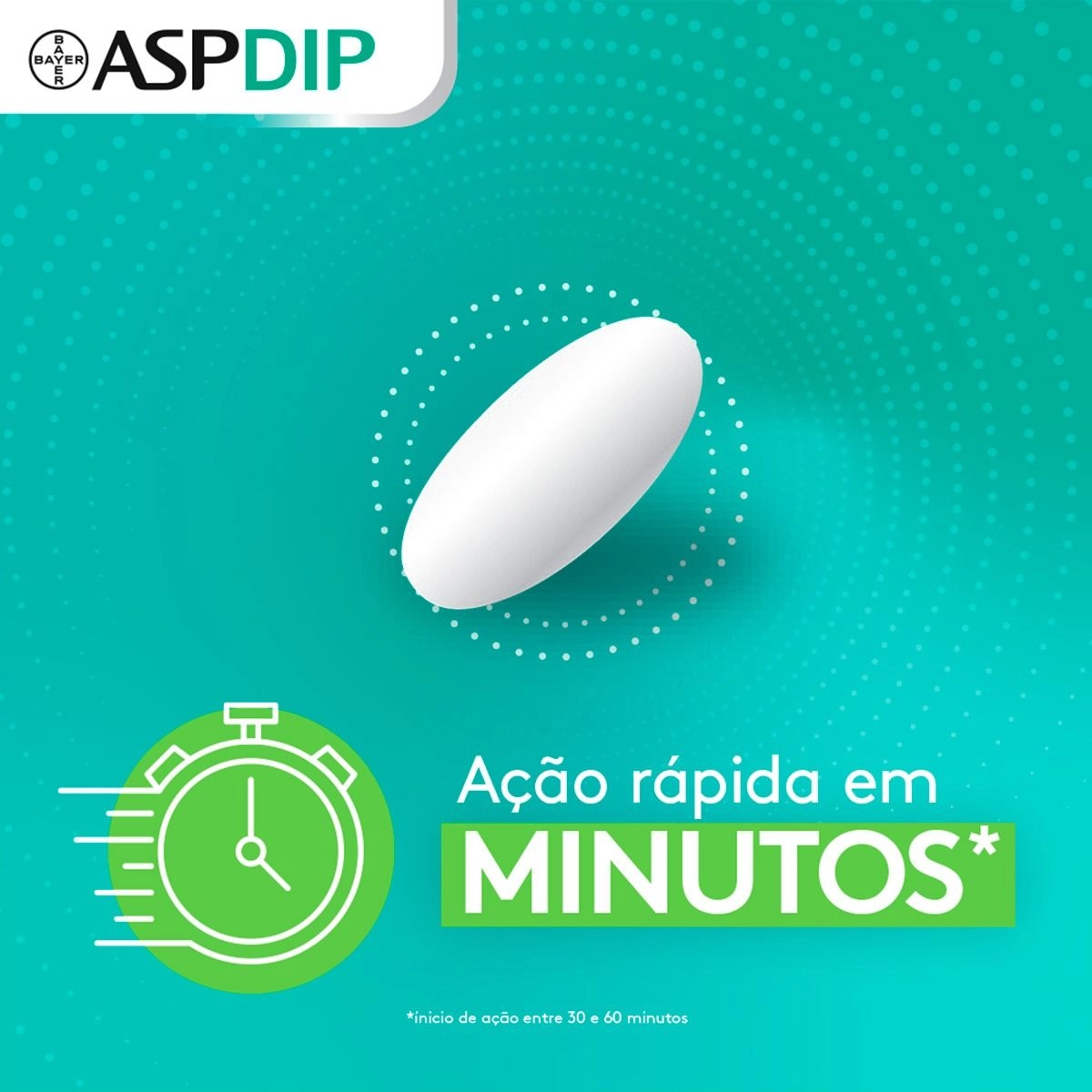 Aspdip 500mg 30 Comprimidos Bayer