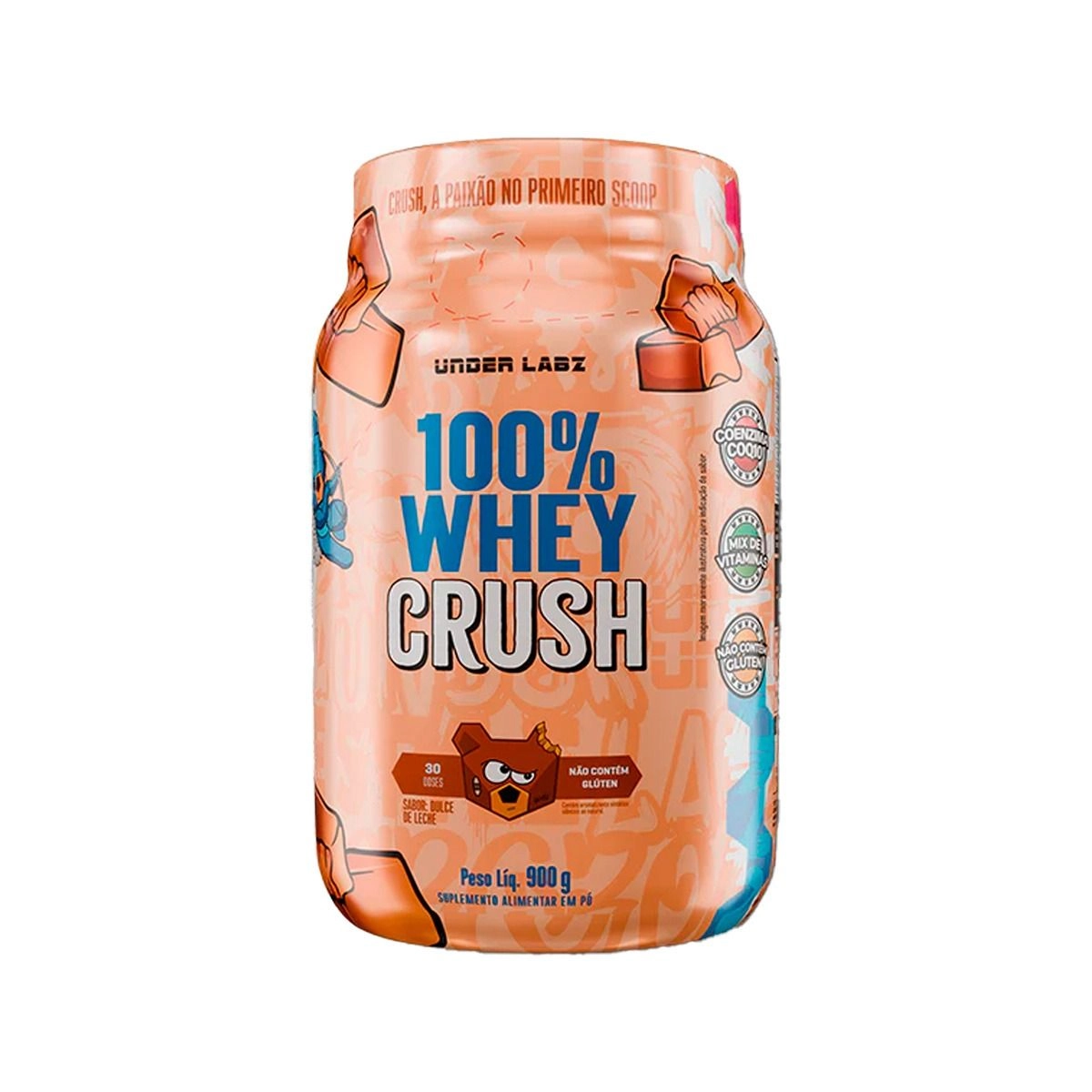 100% Whey Under Labz Crush Dulce De Leche 900g