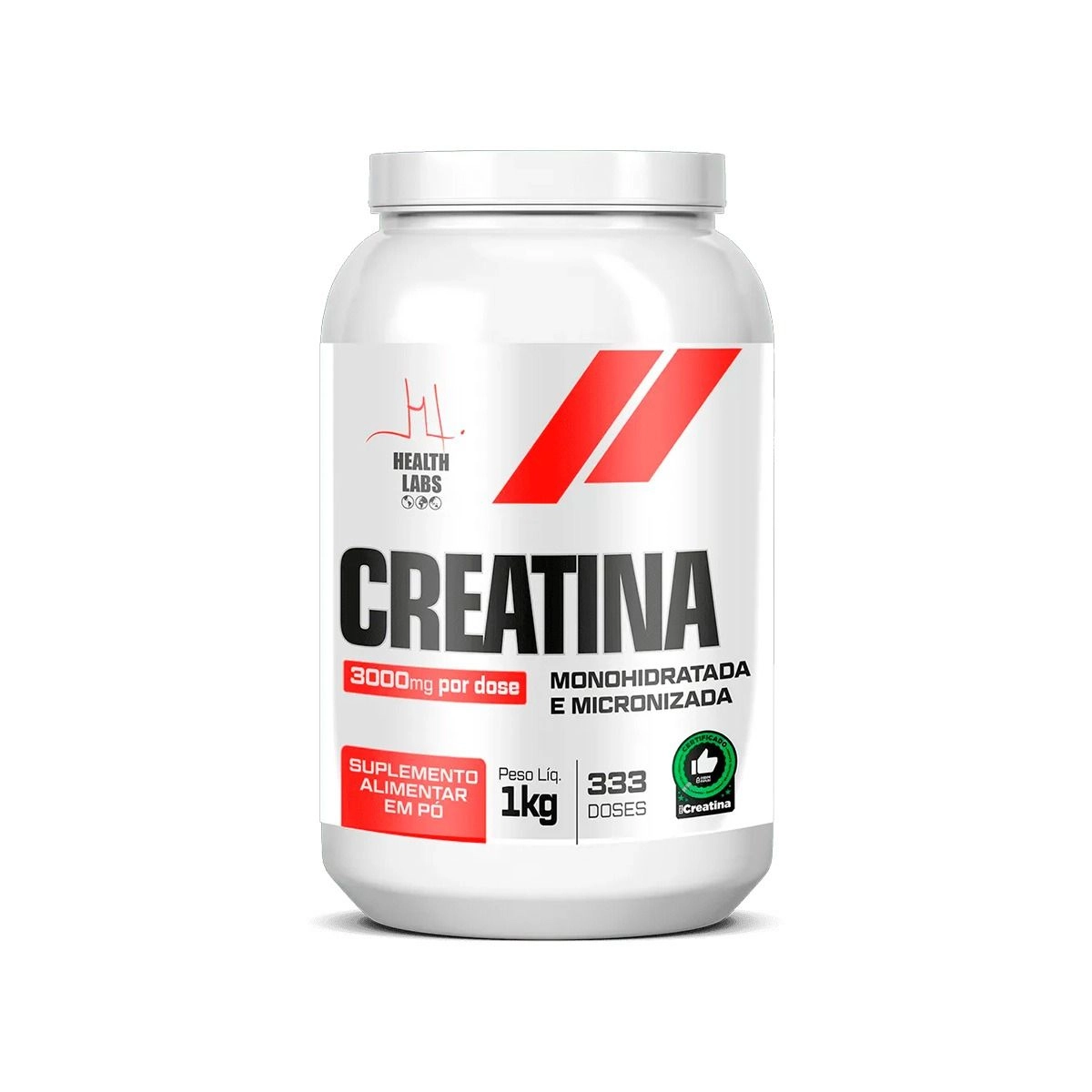 Creatina Health Labs Monohidratada E Micronizada 100% Pure 1kg