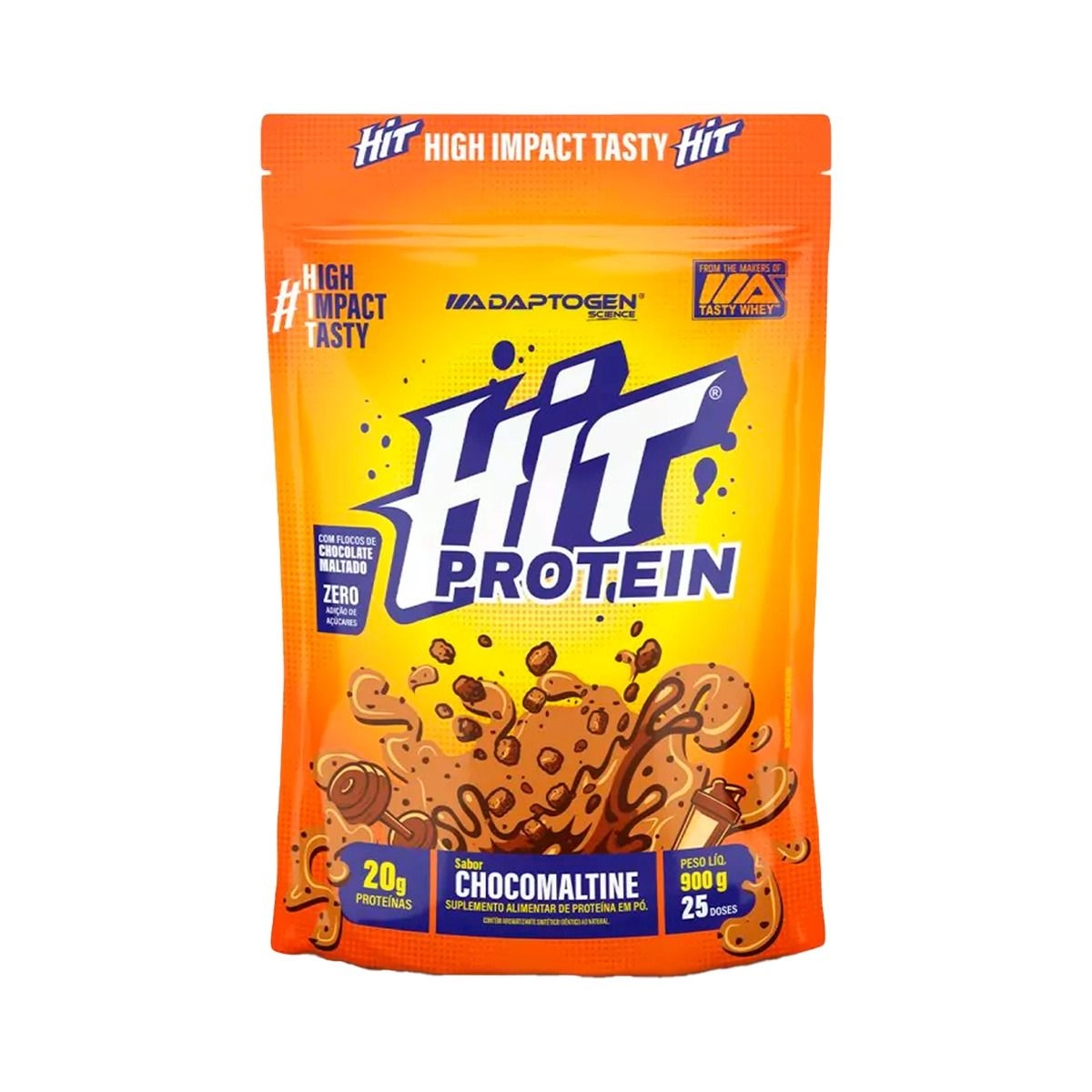 Hit Protein Adaptogen Science Chocomaltine Refil 900g
