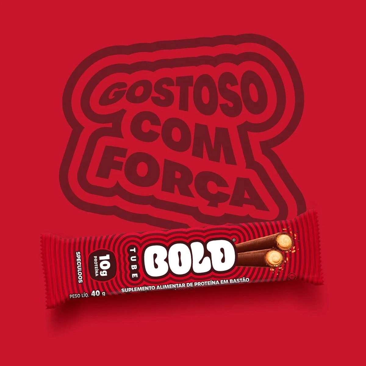 Suplemento Alimentar Bold Tube Speculoos 40g