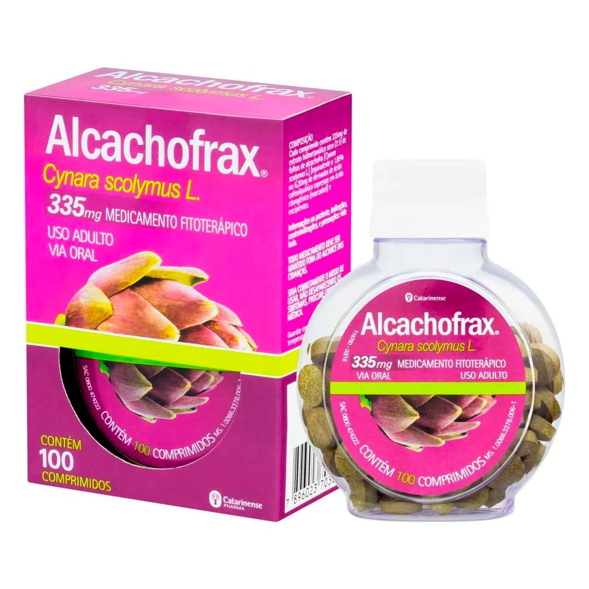 Alcachofrax Cynara Scolymus 335mg 100 Comprimidos