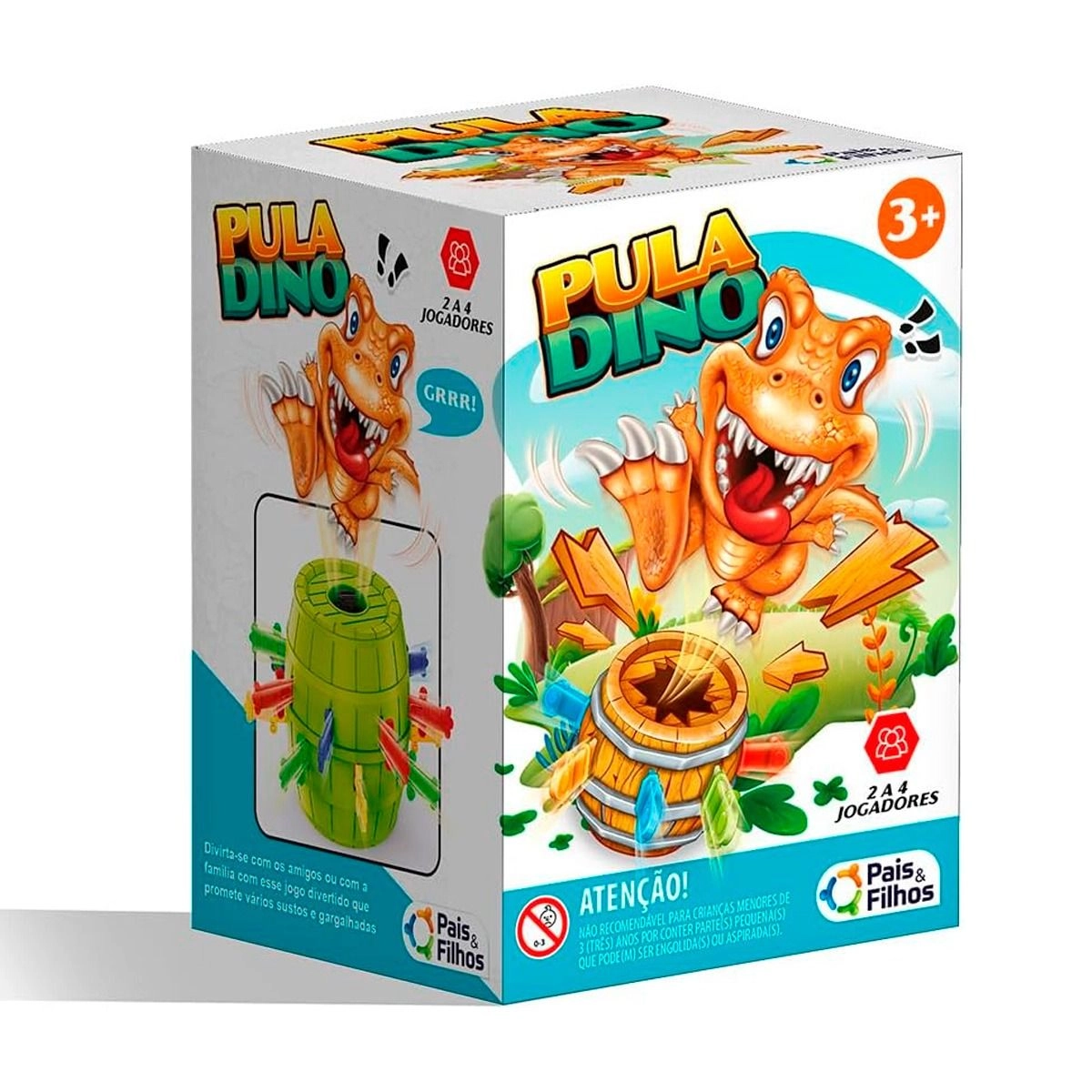 Jogo Infantil Pula Dino Pais e Filhos