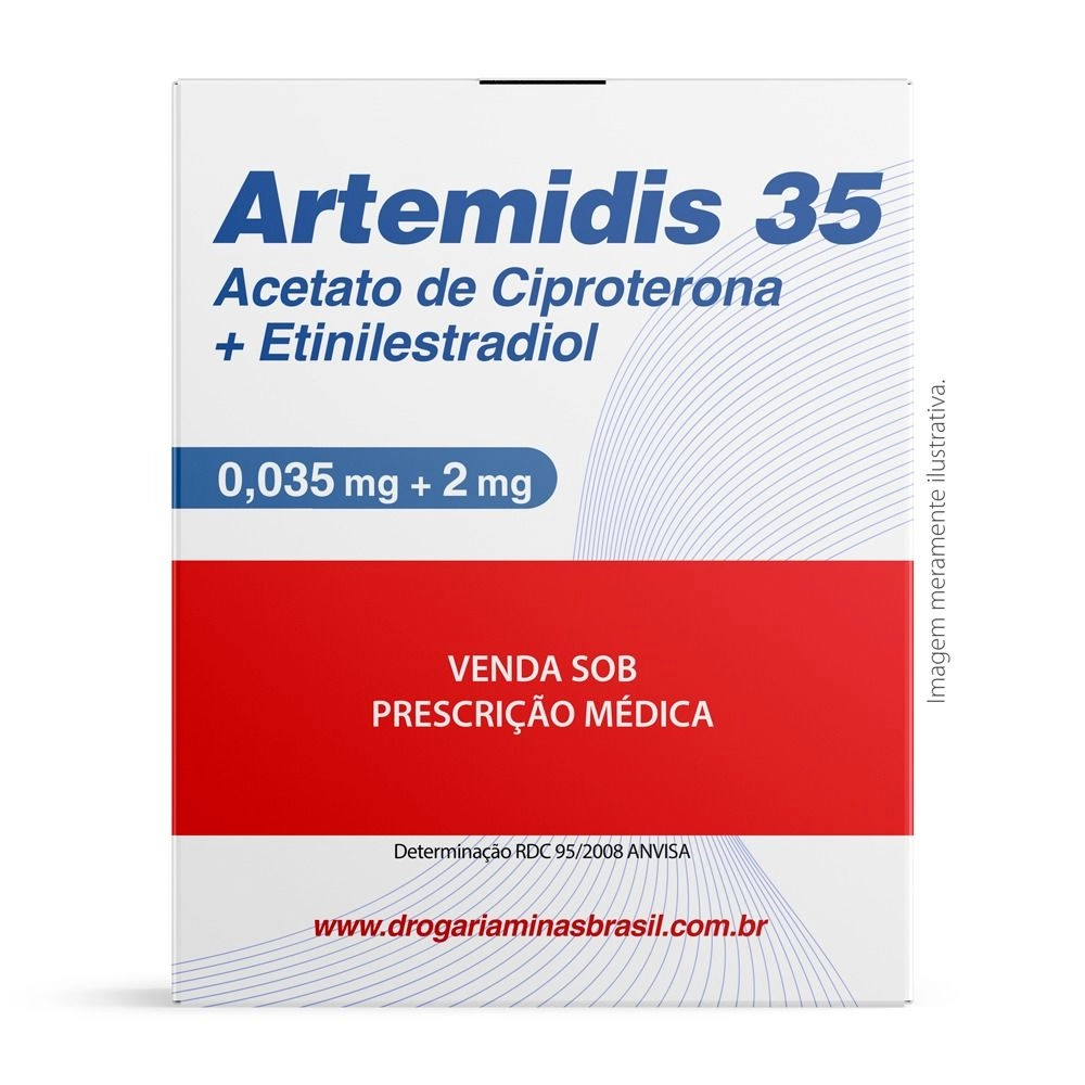 Artemidis 35 0,035mg + 2,0mg 21 Comprimidos Revestidos
