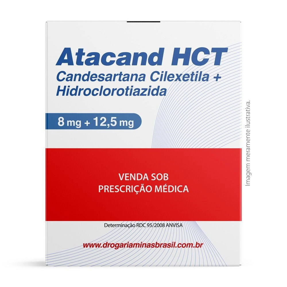 Atacand Hct 8mg + 12,5mg 30 Comprimidos