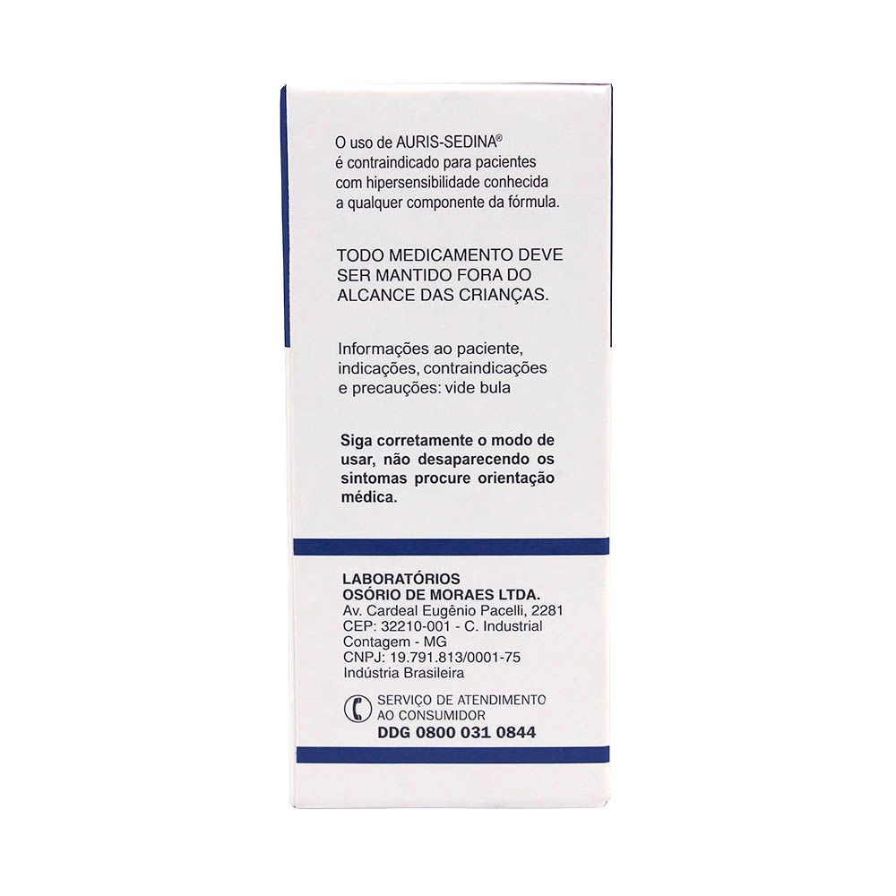 Auris-Sedina Solução Gotas 10ml