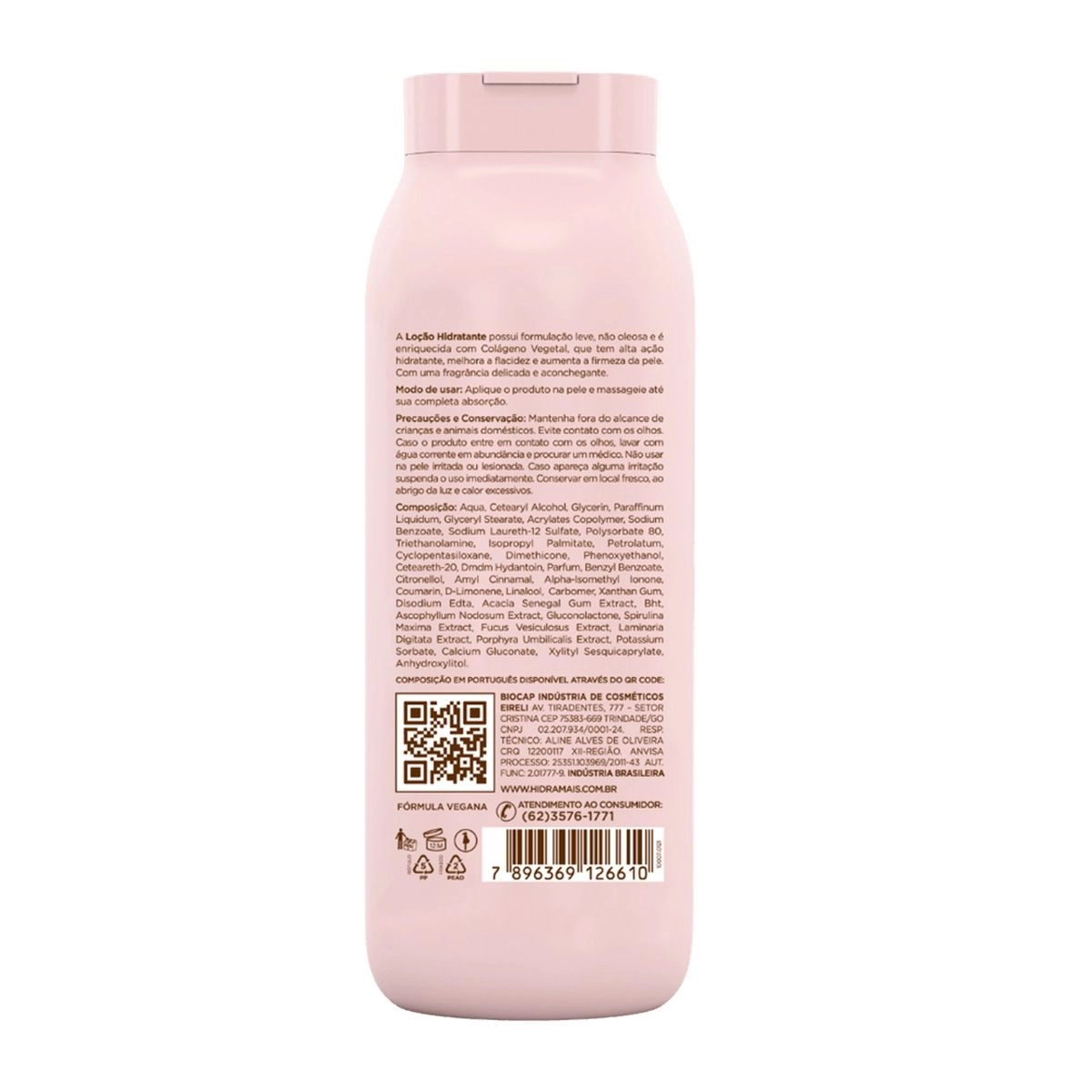 Loção Hidratante Perfume De Bebê 500ml Hidramais