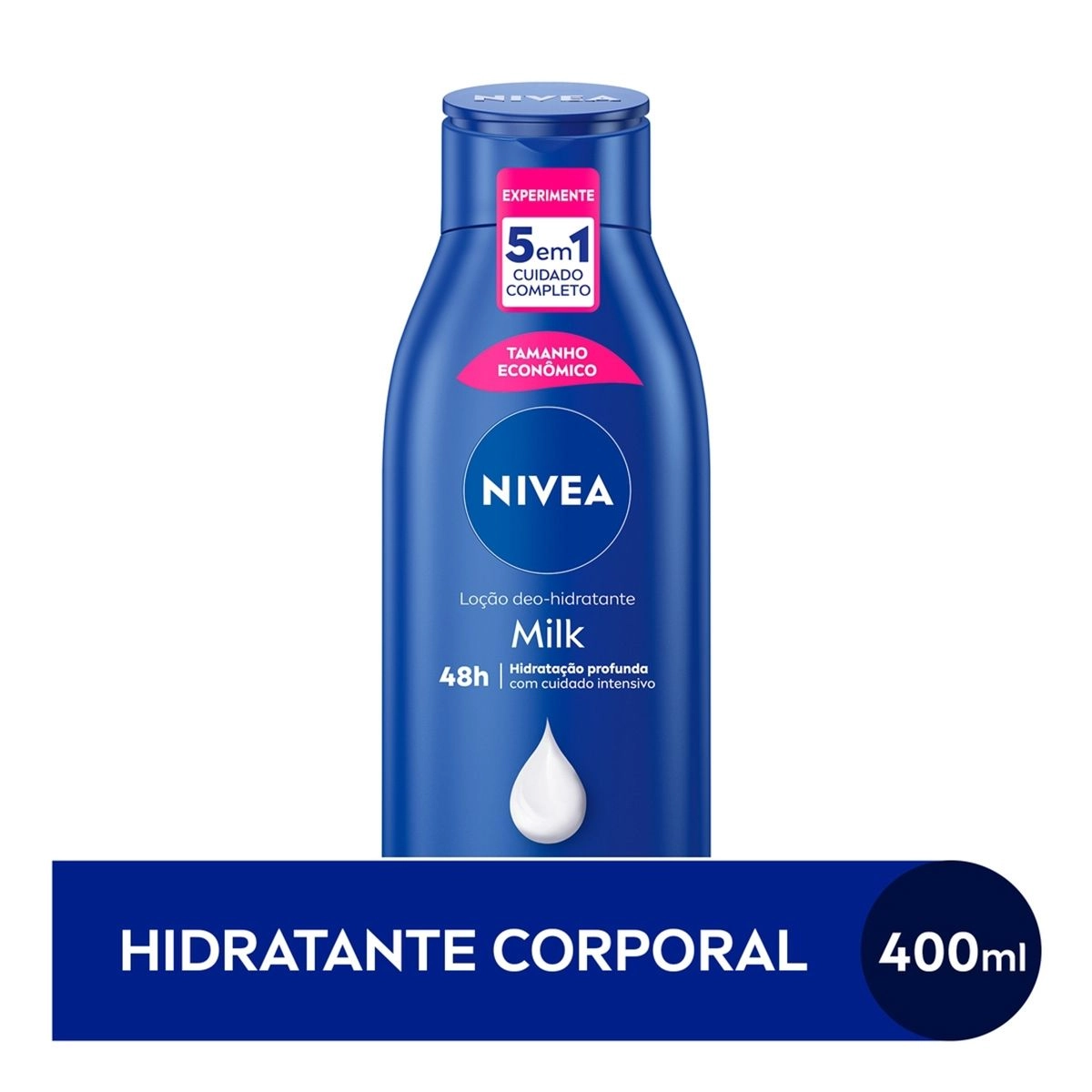 Creme Hidratante Corporal Nivea Milk Hidratação Profunda 400 Ml