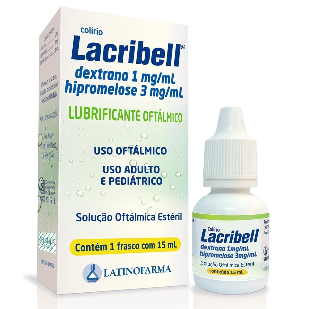 Lacribell Colírio 1mg/3mg 15ml Latinofarma