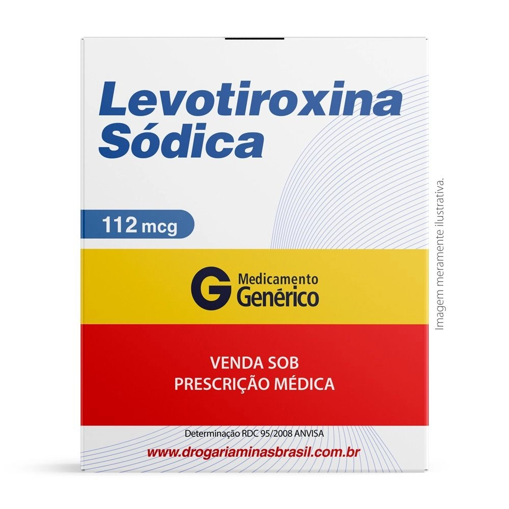 Levotiroxina Sódica 112Mcg C/30 Genérico Merck