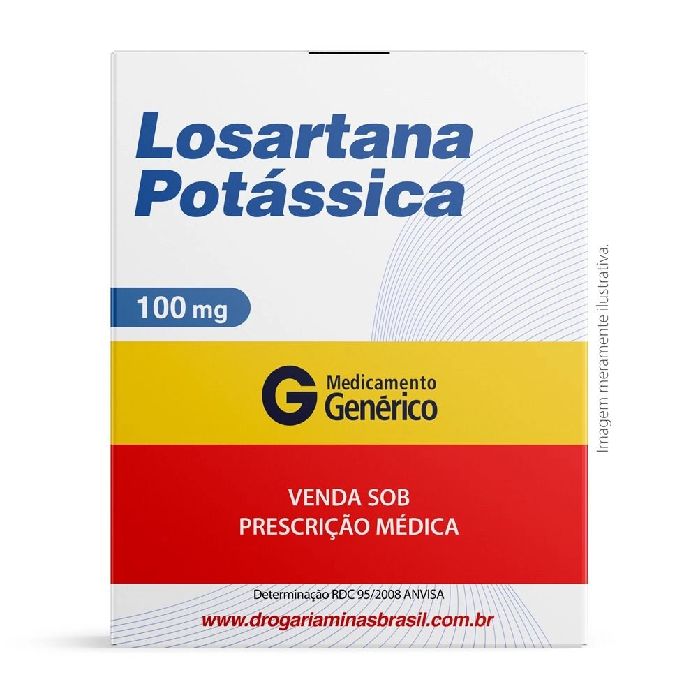 Losartana Potássica 100Mg C/30Comprimidos Genérico Prati Donaduzzi