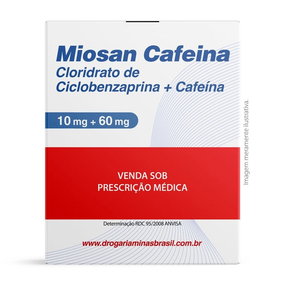 Miosan Cafeína 10 Mg / 60 Mg C/ 15 Comprimidos
