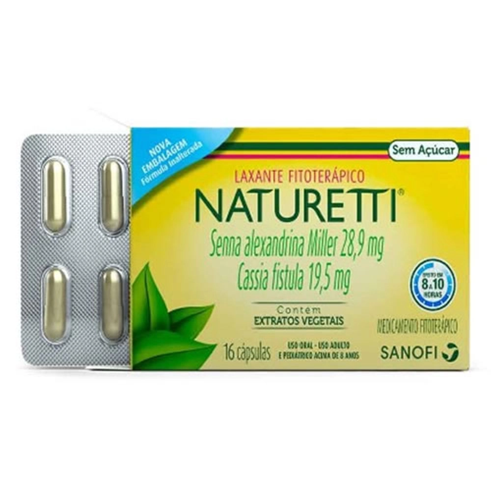 Naturetti Laxante Fitoterápico C/ 16 Cápsulas