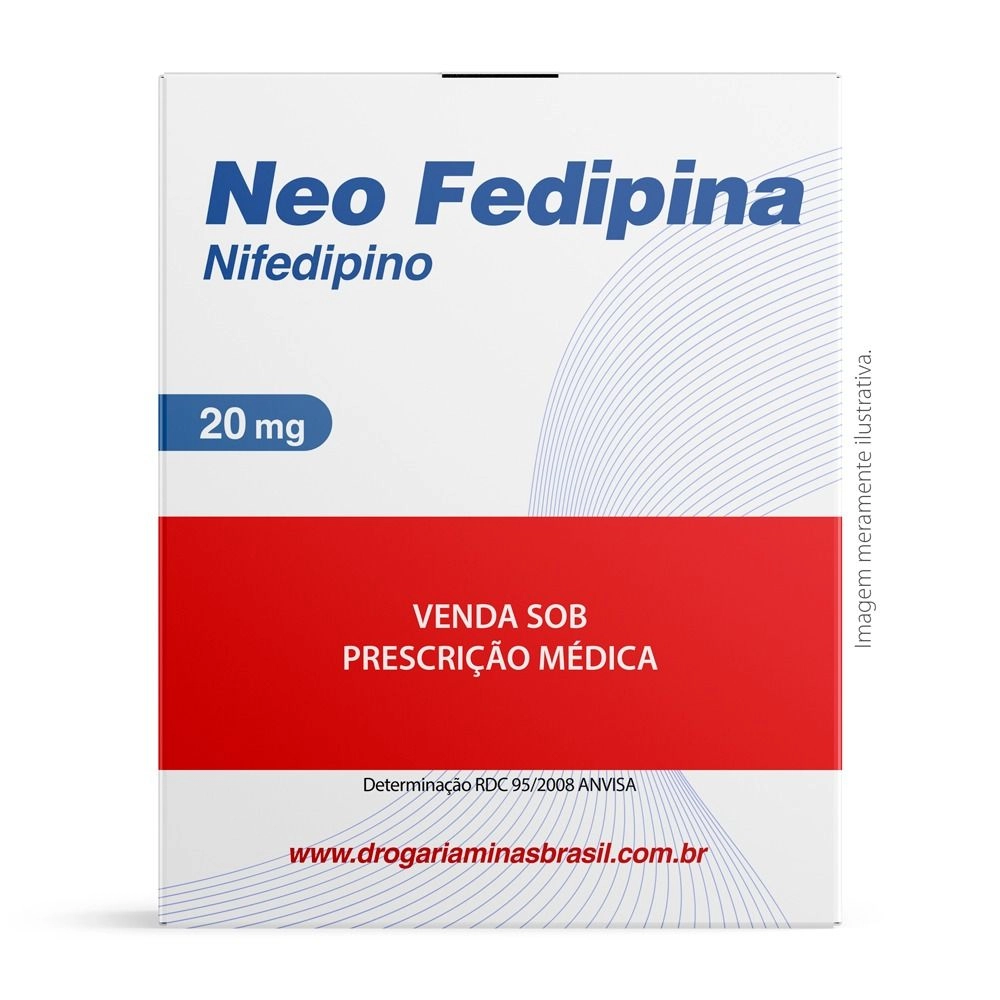 Neo Fedipina 20 Mg Com 30 Comprimidos
