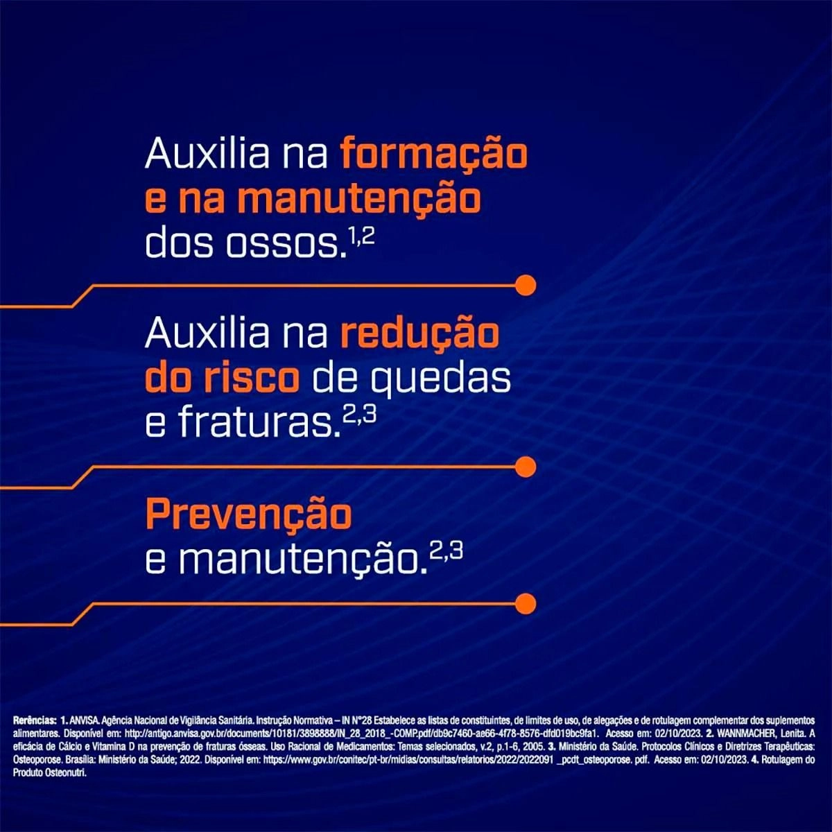 Cálcio 600mg + Vitamina D 400UI Osteonutri 60 Comprimidos