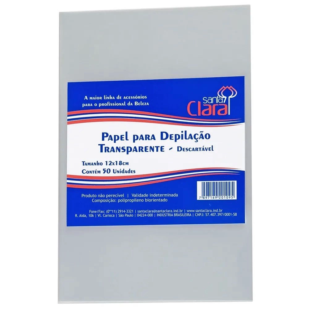 Papel Para Depilação Santa Clara Ref:109
