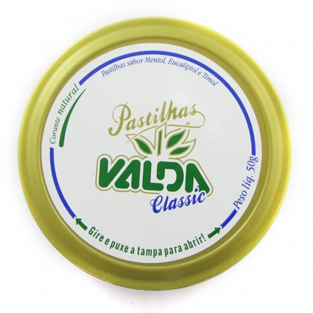 Pastilhas Valda Classic C/ 50 G