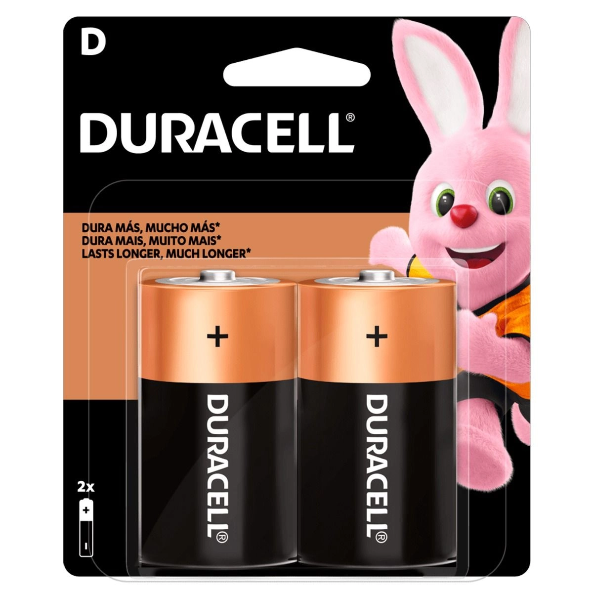 Pilha Duracell Alcalina D Com 2 Grande