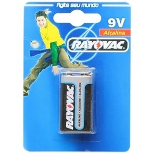 Pilha Rayovac Alcalina Bateria 9v