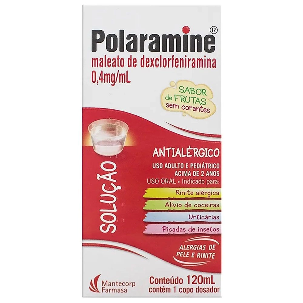 Polaramine 0,4 Mg/Ml 120 Ml