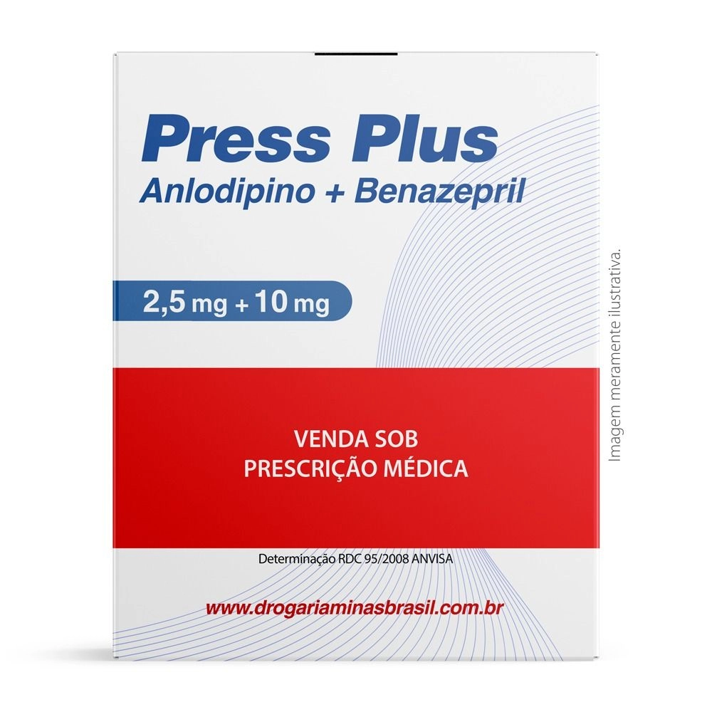 Press Plus 2,5 Mg + 10 Mg C/ 30 Cápsulas