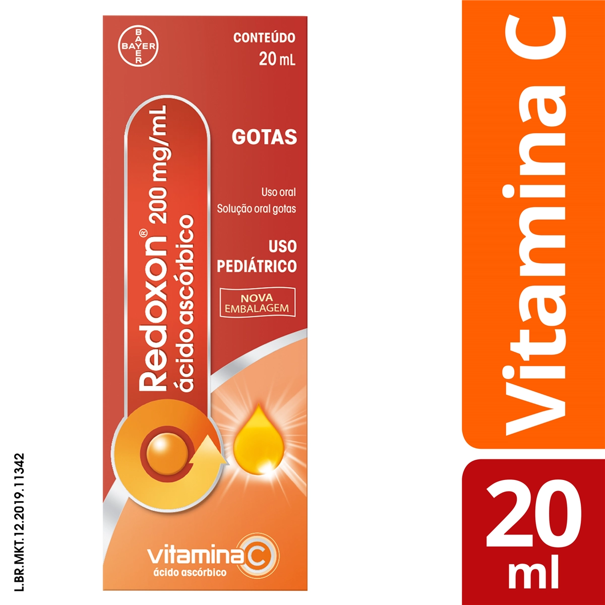 Redoxon Vitamina C Para Bebês Em Gotas Com 20ml Bayer