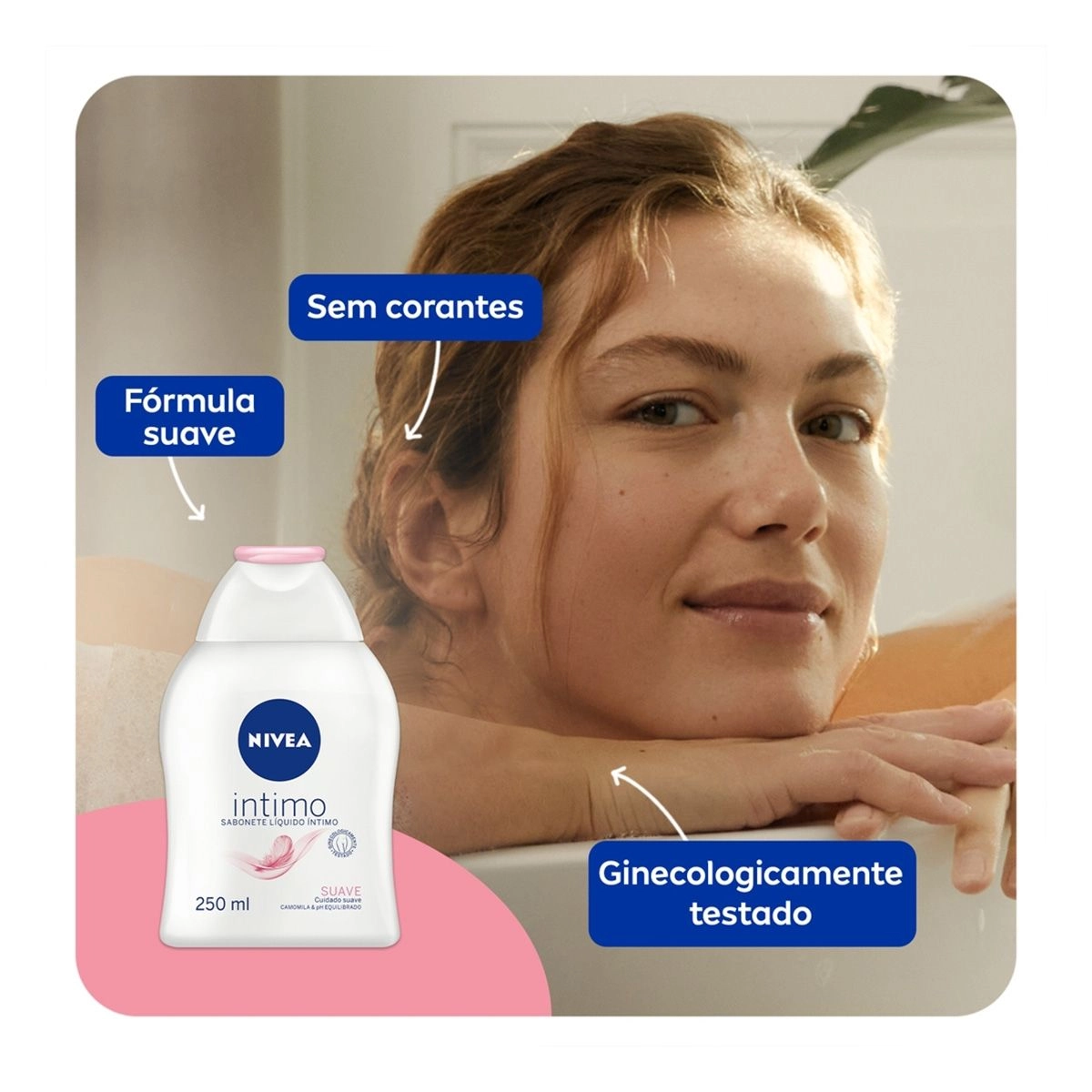 Sabonete  Liquido Intimo Nivea Suave 250Ml