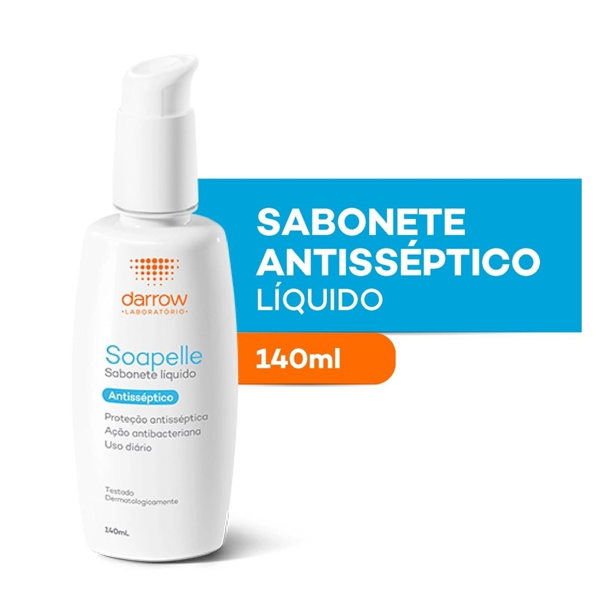 Sabonete Líquido Antisséptico Soapelle Com 140ml Darrow