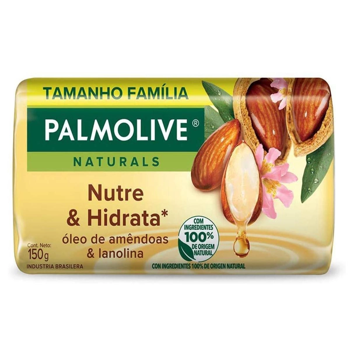 Sabonete Naturals Nutre e Hidrata Óleo de Amêndoas e Lanolina 150g Palmolive