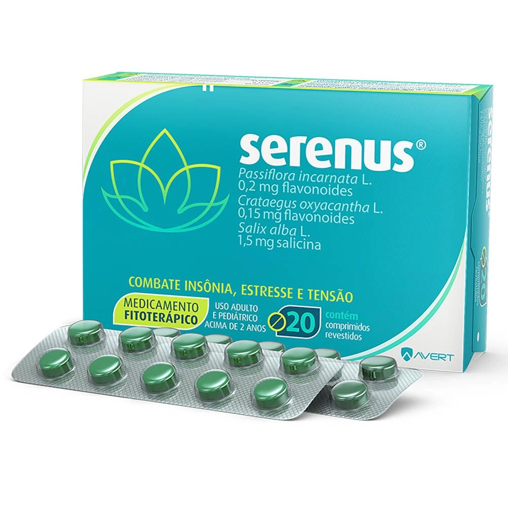 Serenus Com 20 Comprimidos Revestidos